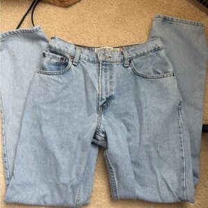 Levi's Women's Light Blue Relaxed Taper Jeans